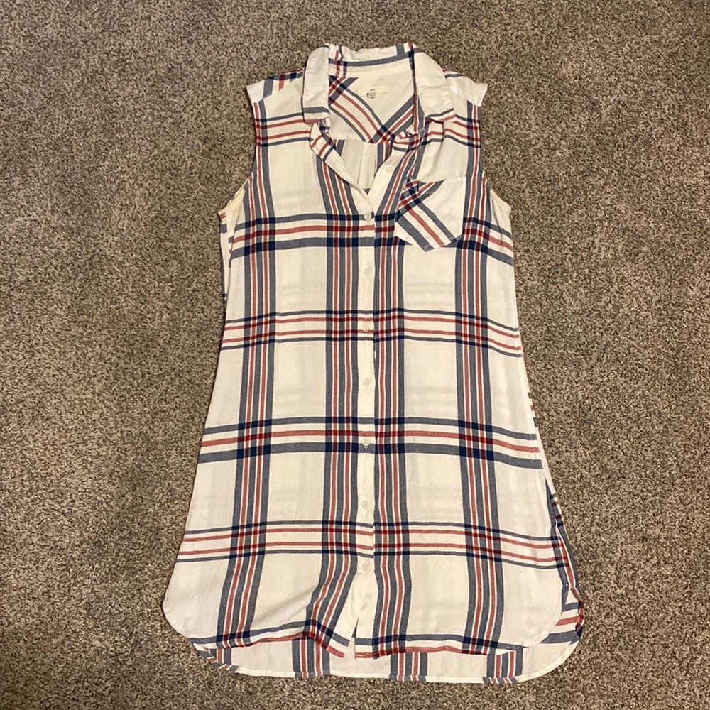 BLL Plaid Shirt Dress